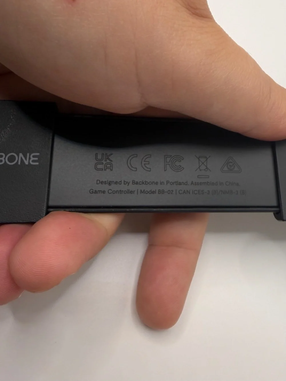 Backbone one lightning